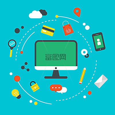 移動互聯(lián)網(wǎng)與物聯(lián)網(wǎng)技術 科技卡通背景素材的應用與免費資源