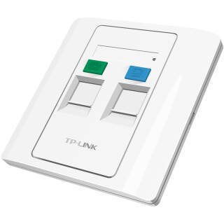 TP-LINK TL-EF002雙口信息面板 打造精致家庭網(wǎng)絡(luò)的86型選擇